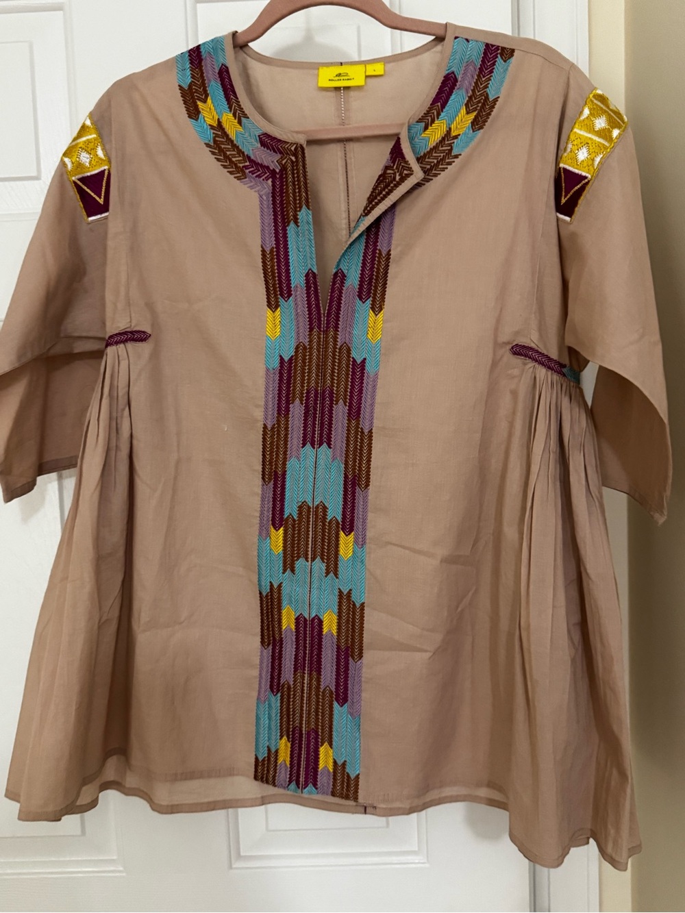 Roller Rabbit Embroidered High Low Tunic - Picture 2 of 4